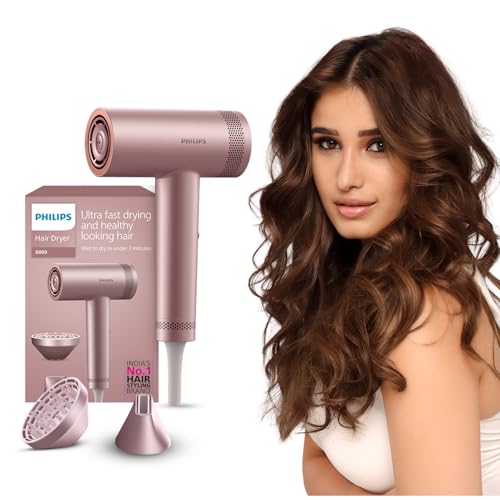 Philips Hydrating Hair Dryer | Water ions maintain 100% Hair stre...