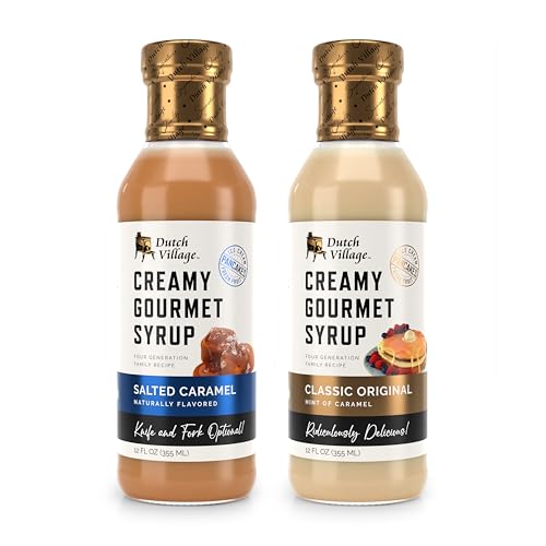 Creamy Gourmet Breakfast & Dessert Syrup | Organic Ingredients -