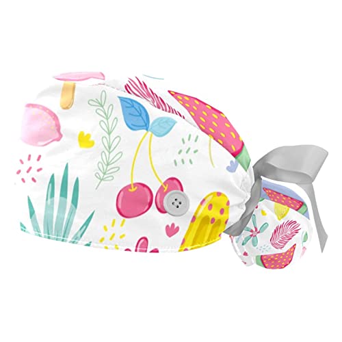 Casquettes de travail anti-transpiration JDEZ réglables et confortables pour la cuisine lot de 2