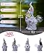 Acgarten Funny Garden Gnome Statue: Outdoor Figurine Lights for Yard Lawn Porch Balcony Patio Home Decor - Birthday Gardening Gifts for Women Mom Grandma