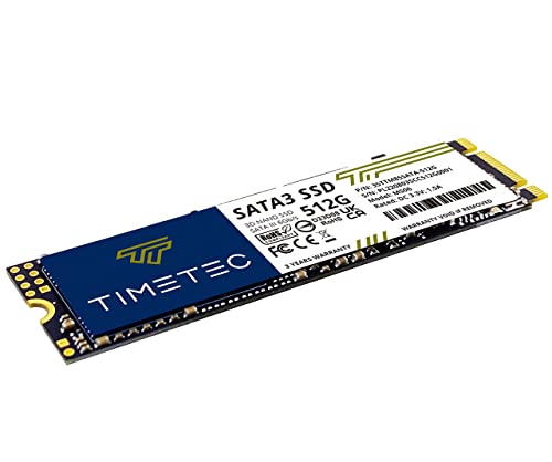 Timetec 512GBx2 (2 Pack) SSD 3D NAND SATA III 6Gb/s M.2 2280 NGFF 256TBW Read Speed Up to 550MB/s SLC Cache Performance Boost Internal Solid State Drive for PC Computer Laptop and Desktop - Image 3