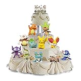 ♕ [Im Set enthalten] 24 Pokemon-Cartoon-Minipuppen, jede mit einer Höhe von ca. 2 ~ 3 cm, wie auf dem Bild gezeigt, werden nach dem Zufallsprinzip verkauft.