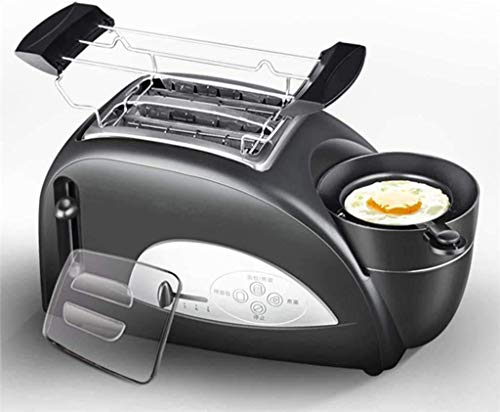 LHQ-HQ Automatischer Brotmacher Toast und Ei Zwei Scheiben-Toaster und Eierkocher, geröstetes Croissants Omelette…