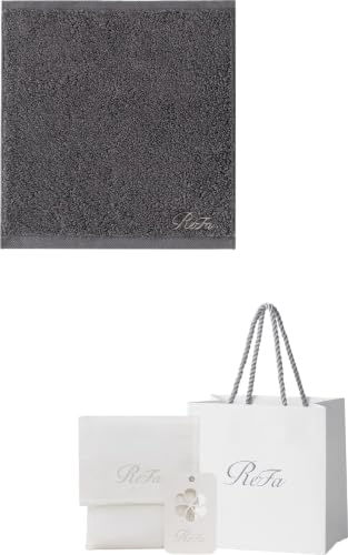 【公式ストア限定】リファハンドタオル/ReFa HAND TOWEL ショッパー付き（ダークグレー）