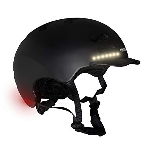 Casque de vélo HUDORA taille S ajustable contre le manque de visibilité
