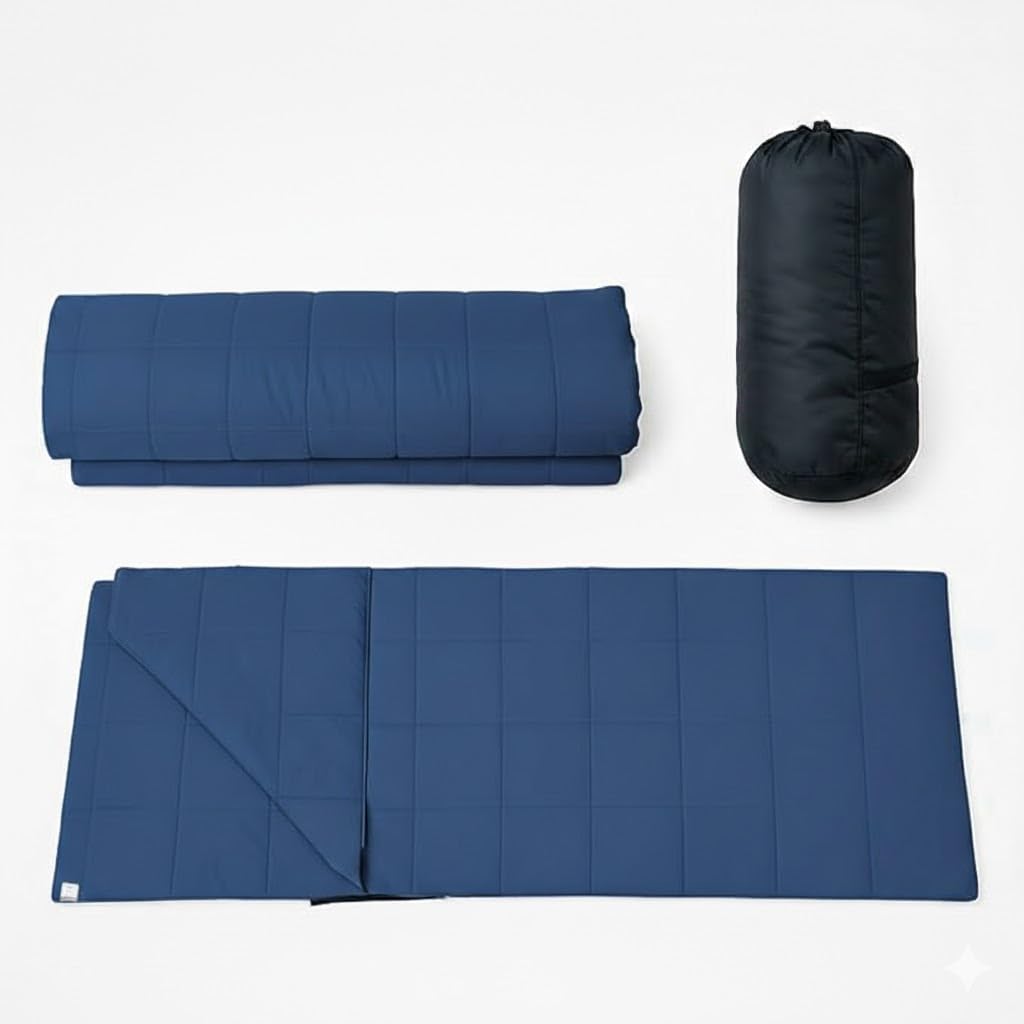 Mysa Sleep Train Sleeping Bag | Lightweight Rectangular Sleep Bag for Travelling,Washable Personal Travel Bag for Airport, Trains & Hotels – Stay Clean & Sleep Better Anywhere