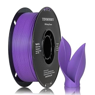 TINMORRY PLAフィラメント 1.75mm 高速PLA 3Dプリンターフィラメント、きれいに巻かれたPLAフィラメント、寸法精度+/-0.03mm、ほとんどのFDM 3Dプリンターに適合 1kgスプール (2.2ポンド) グレープパープル
