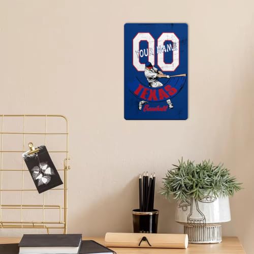 Image of ANTKING Texas Metal Sign Custom Sign Decor for Men Youth Boy Gifts