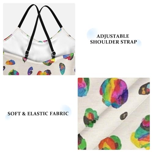 FASHON&FASCIN Girls One Piece Swimsuits Leopard Print Swimwear Bathing Bikini 5T Swim Suits for Teens Girls 3-10T,Multi13