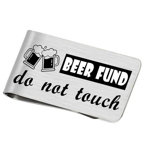 Alotozo Engraved Money Clip for Men - Personalized Thin & Durable Stainless Steel Money Wallet Gift for Dad, Husband, Grandpa