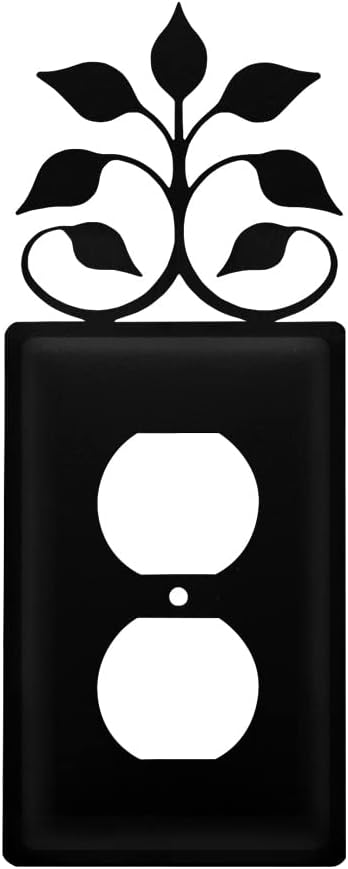 Village Wrought Iron Leaf Fan Outlet Cover