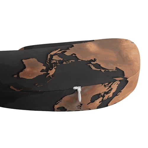 Almohada de viaje espuma viscoelástica 30 cm U miniatura 4