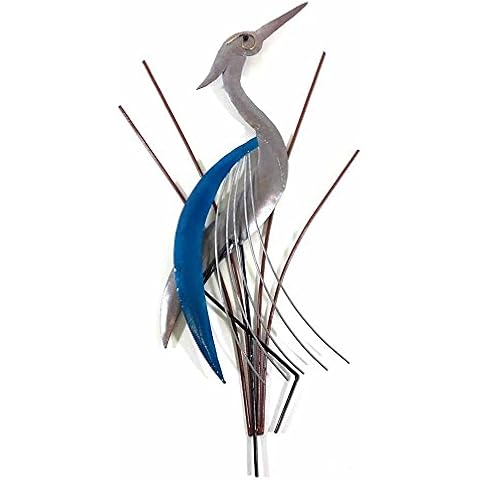 Abstract Heron Metal Wall Art Sculpture by SK Style Cover