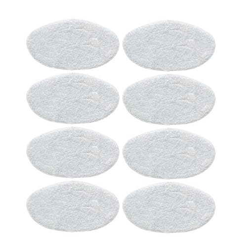 Compatible Con Polti,Kit Vaporetto PAEU0332 Aspiradora De Vapor Recambio Mopa De Microfibra Trapos Repuesto Accesorios Paño De Mopa Lavable(8pcs)
