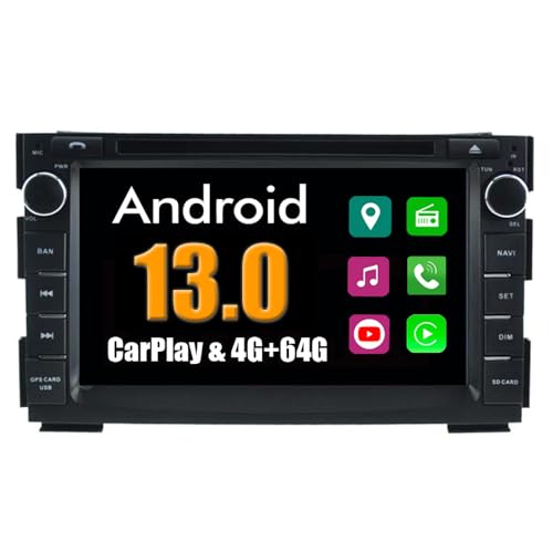 RoverOne Système Android Lecteur DVD de Voiture pour Kia Ceed Venga 2009 2010 2011 2012 avec Stéréo Multimédia GPS Navigation Autoradio Bluetooth USB...