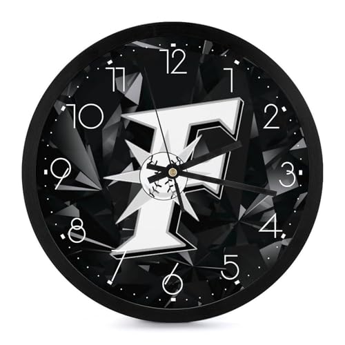 北海道日本ハムファイターズ 掛け時計 壁掛け時計 円形 静音 電池式 アラビア数字 オフィス/寝室/リビング