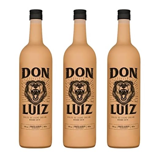 Licor De Doce De Leite Don Luiz 750ml - Dulce De Leche Cream - Kit 3