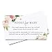 Bliss Collections Book Request Cards for Baby Shower, Boho Floral Books for Baby Insert, Pink Flower Design, Girl, 50 Pack