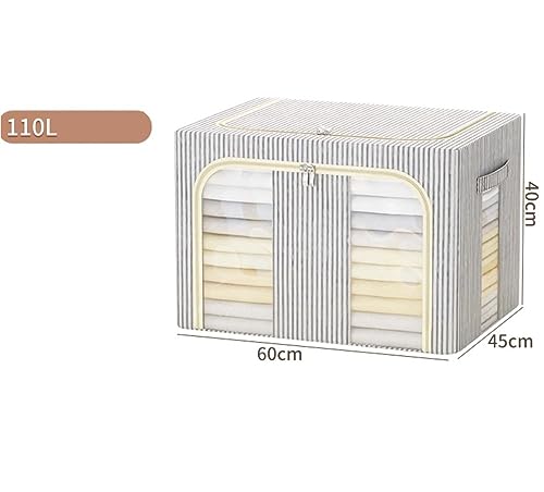 Bolsas para guardar ropa de cama de 110L que evitan el polvo con ventana visible 3