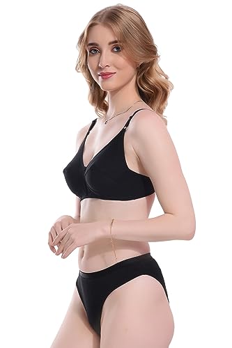 Image of Women Non paddad Reguler Bra Panty Lingerie Set for Women