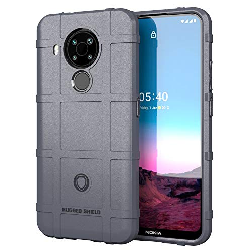 TingYR Funda para Nokia 5.4, Resistente a los Arañazos, Fina de Silicona, Funda Interior de TPU Suave, Fundas para Nokia 5.4 Smartphone.(Gris)