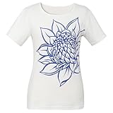 [アビバーレ] トーチジンジャーTシャツ 半袖 白 L [TK3590-3793] フラダンス 衣装 Tシャツ トップス 練習着 綿100％ レディース [単品メール便]