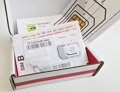 Tarjeta SIM Straight Talk 5G LTE para solucionar problemas red iPhone