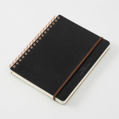 Grain Paper B6 Noir - Carnet de notes noir à couverture texturée élégante - 2