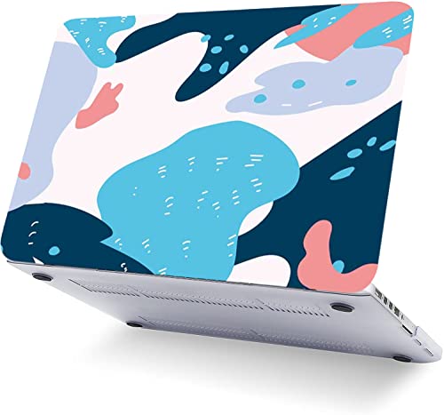 Image of TechTrendz Case Compatible with MacBook Pro 16 inch Case 2025 2024-2021 M4 M3 M2 M1 A3403 A3186 A2991 A2780 A2485 Pro Max Hard Shell Case Cover - Blue Theme - Colorful Graffiti Design