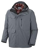 Columbia Sportswear Men's Back to Hells Mountain Interchange Jacket, Graphite, Large