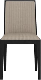 Silla de comedor Lotus Wengué Beige