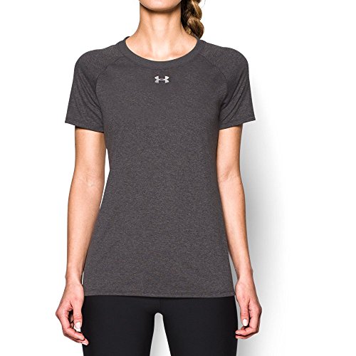 Under Armour UA Womens Locker Tee Carbon Heather Size Small