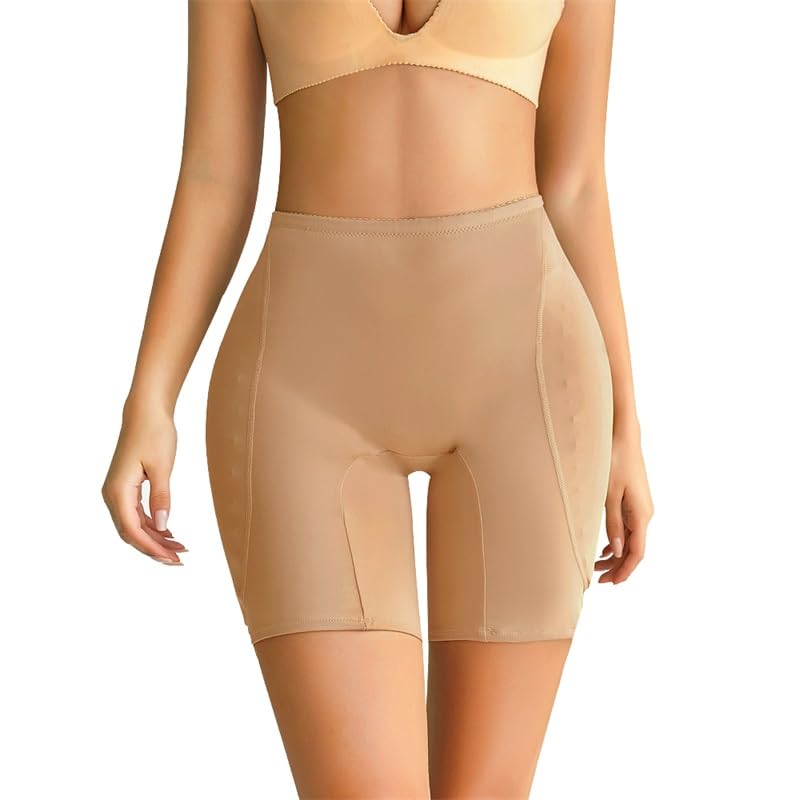 Image of Women High Waist Shapewear Shorts Tummy Control Butt Lifter Seamless Body Shaper Slimming Thigh Shaper for Dress