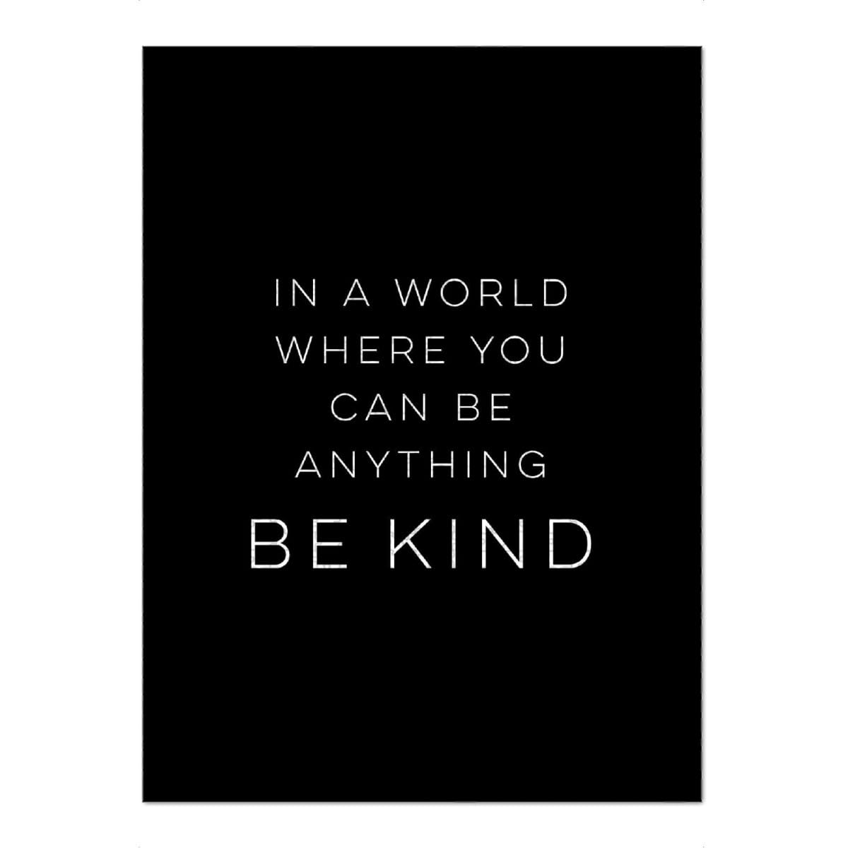 artboxONE-Puzzle XXL (1500 Teile) Typografie You Can Be Anything. Be Kind - Puzzle be Kind elegant Inspiration