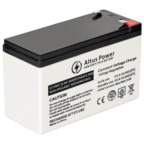Altus 12V 12ah AGM Battery Deep Cycle SLA Lead Acid Battery