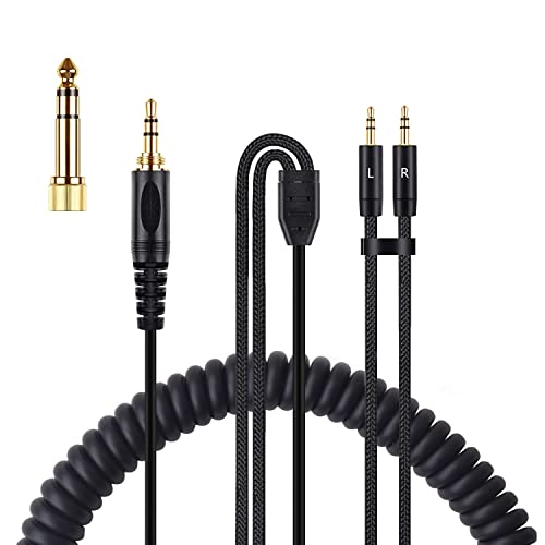 HE400i Replacement Cable, Compatible with Hifiman HE400S, HE-400i(2.5mm Plug Version), HE560, HE-350, HE1000, HE1000 V2 Headphone, 5.9Ft to 16Ft (Dual 2.5mm Plugs)