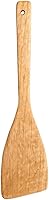 Vista 1 de Espátula de madera para cocinar, espátula de cocina de mango largo, pala de arroz, espátula antiadherente, cucharas de madera, raspador, cuchara