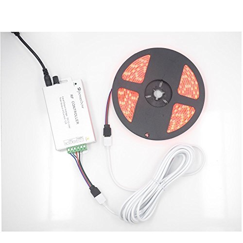 HUALAND 2PCS 5M 16.4ft 4 Color RGB Extension Cable LED Strip Connector Extension Cable Cord Wire 4 Pin LED Connector for SMD 5050 3528 2835 RGB LED Light Strip - Thumbnail 4
