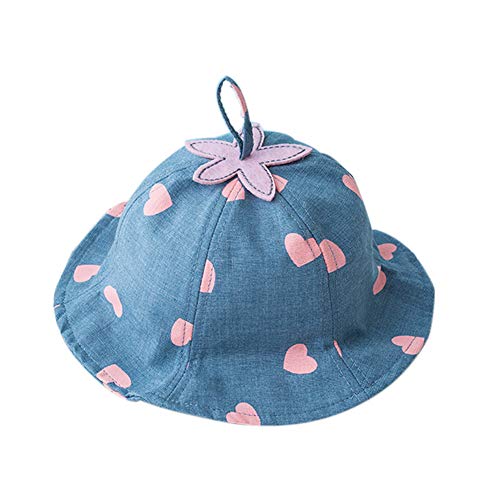 Baby Cartoon Cap Kids Summer Sun Hat Boys UV Protection Caps Girls Cute Soft Brim Baseball Cap for Kid with Cat Ears(Khaki)