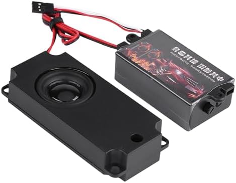 VBESTLIFE RC Car Engine Sound Simulator Module, 10 Different Sounds Volume Control Compatible with 1/10 Scale Remote Control Cars 94123 Model image 5