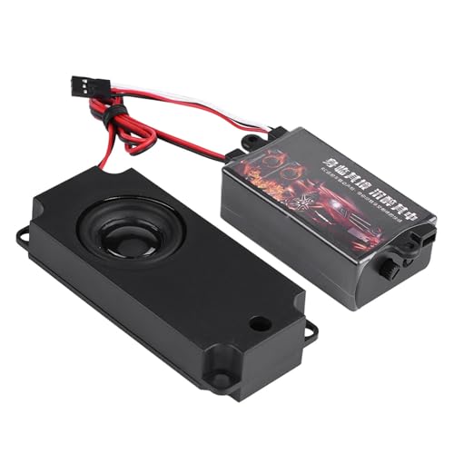 VBESTLIFE RC Car Engine Sound Simulator Module, 10 Different Sounds Volume Control Compatible with...