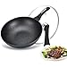 AGHH Klasyczne Patelnie Kuchni Wok Table No Odeil Dymny Nonstick Fry Pan Indukcja zarysowania Odporność na powłokę nieszczek z aluminium pokrywa (Color : 30cm)