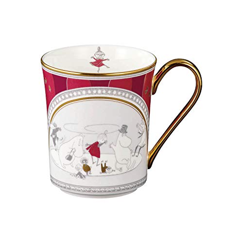 Noritake Moomin Valley Mug 13.4 fl oz Rojo miniatura 1