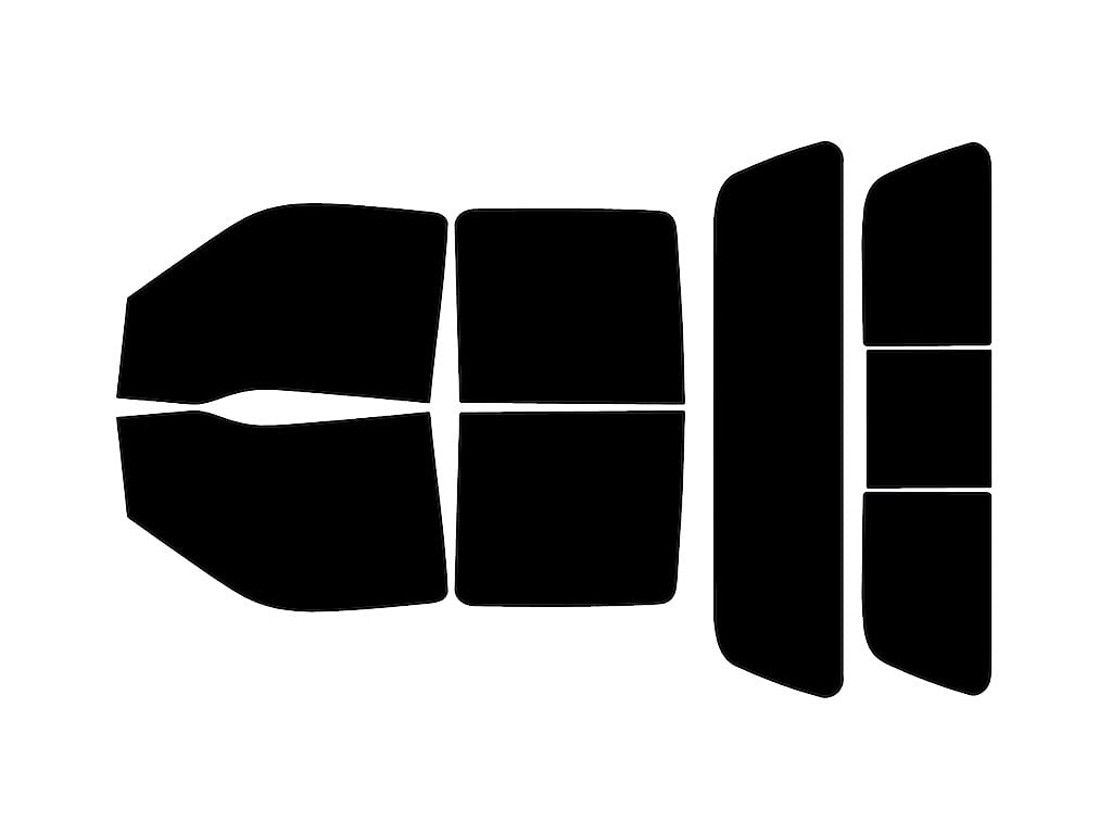 Rvinyl Window Tint Kit Compatible with Ford F-250 2008-2016 (4 Door) - Complete Precut Kit - 5%