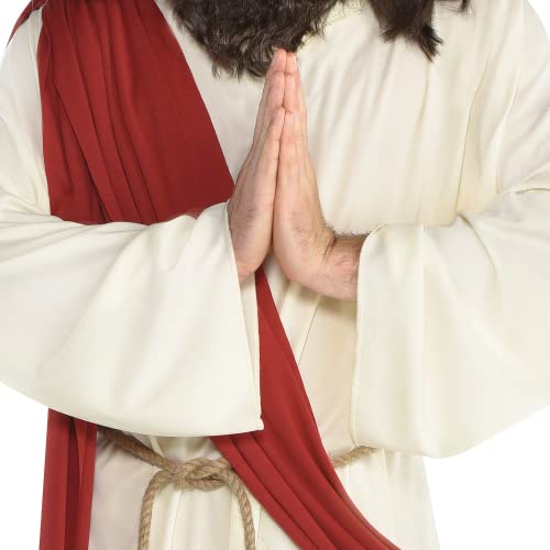 Amscan Mens Jesus Costume Set - Standard Adult Size White #TOP1