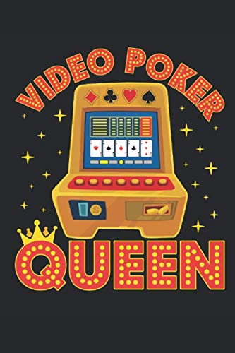 Video Poker Queen: Casino Journal, Blank Paperback Lined Notebook