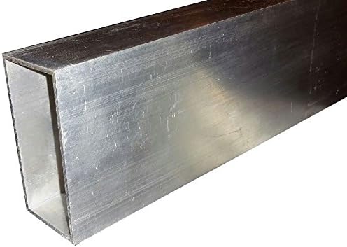 Tube Rectangle En Aluminium 50x30 Mm - Épaisseur 2 Mm - Longueur 0,5 Mètre - Pour Bricolage, Construction, Décoration