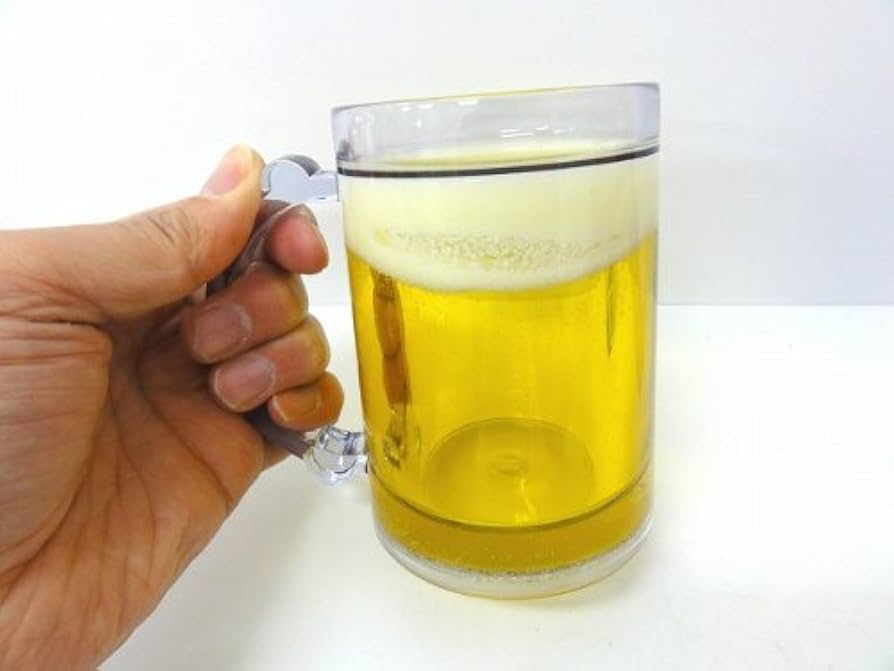 美味そうに見えるジョッキ Amazon.co.jp: ファーストアロー なんちゃってビアジョッキ