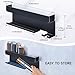 Storage Hair Dryer Holder for Curling Iron Accessories, Hair Tool Organizer Wall Mount, Curling Iron Holder Organizer, Bathroom Hair Straightener Holder Stand for Styler Attachments Organizer, Black
