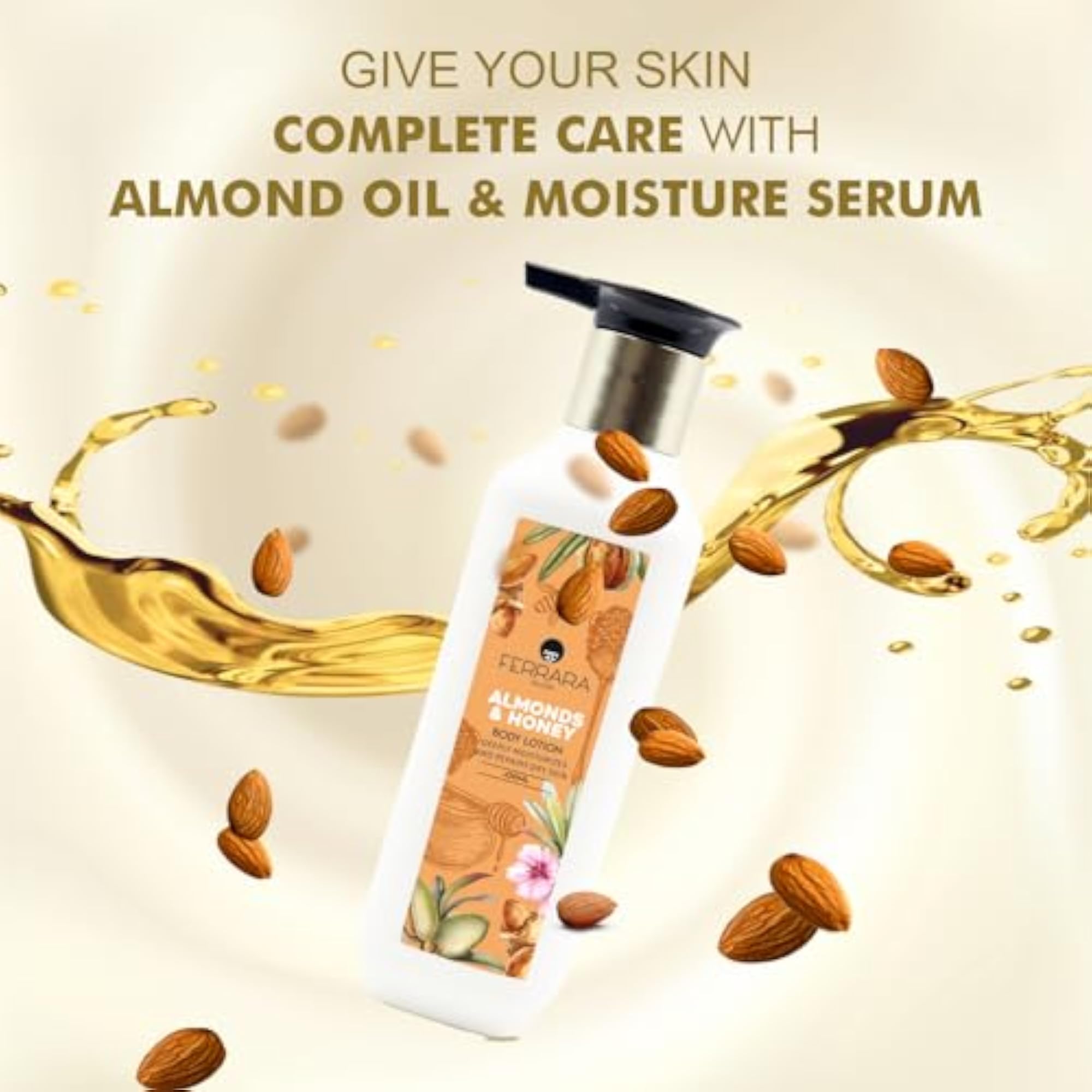 Almonds and Honey Body Lotion for Deep Moisturizing